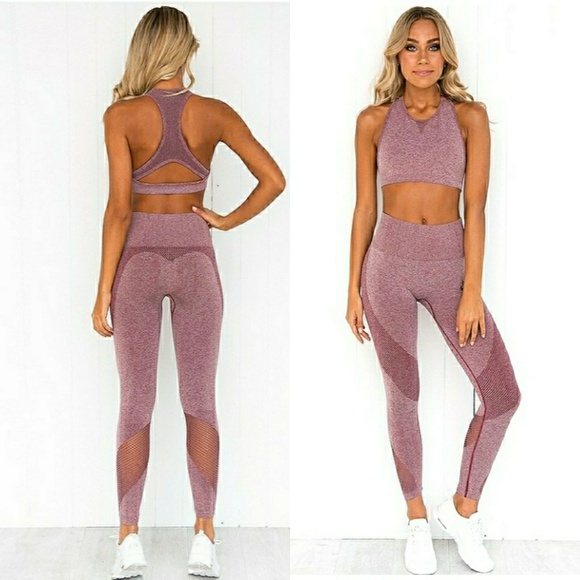 NEW - WNS QUICK DRY WORKOUT LEGGINGS W/ MESH SIDES - Picture 2 of 6
